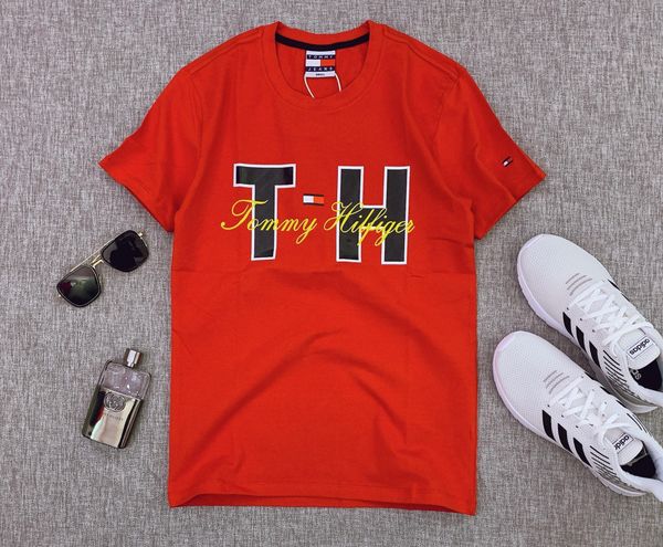  [S-M-L-XL ] Áo Thun Tommy Jeans - Đỏ 