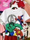  [11-35kg] Set 3 Áo Thun bé trai Cotton Siêu Nhân HM Mix Nhiều Màu- Set màu ngẫu nhiên S3A20 