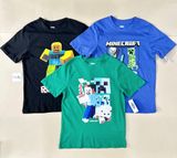  25-30kg; 35-45kg XS-2XL Set 3 áo ROBLOX, áo minecraft tay ngắn xịn. Tự tin, Cực ngầu- S3A17 