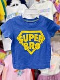  [6m] Áo Thun Tay Ngắn Sơ Sinh Bé Trai Cter120 - Xanh Super 
