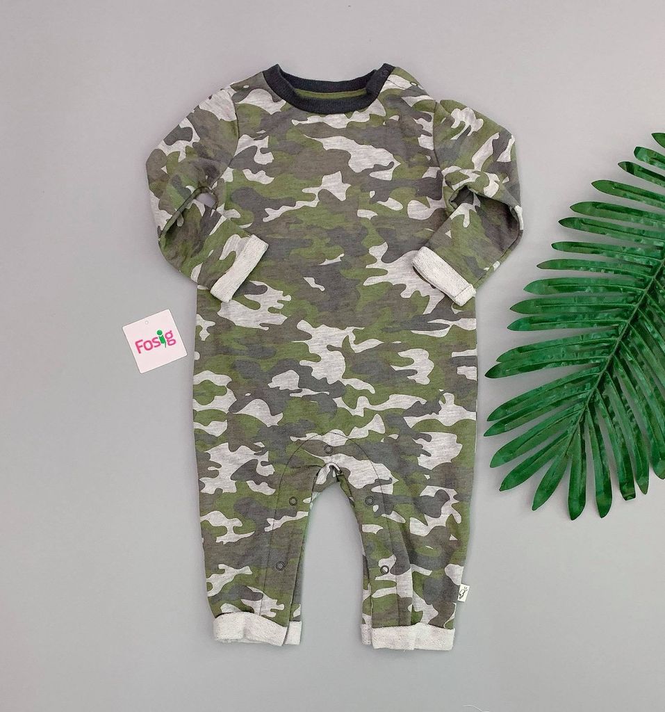  [0-3m] Sleepsuit Jojo Mini Heroes Bé Trai - Rằn Ri 