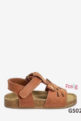  [12.5cm ; 14cm ; 18-18,5cm] Giày Sandal Bé Trai NXT - Nâu Hổ 