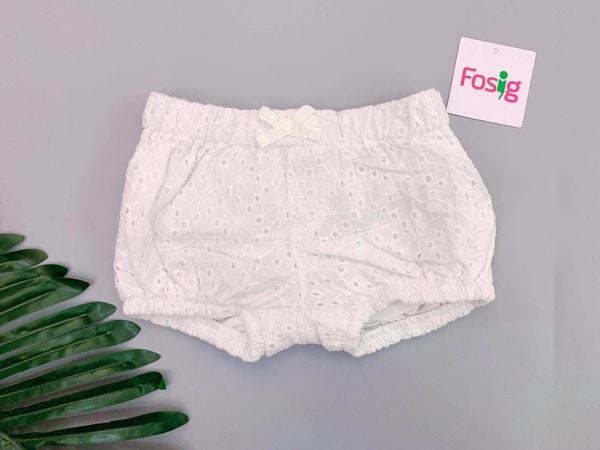  [0-3m] Quần Bí Baby B'gosh [Girl] - Trắng Họa Tiết 