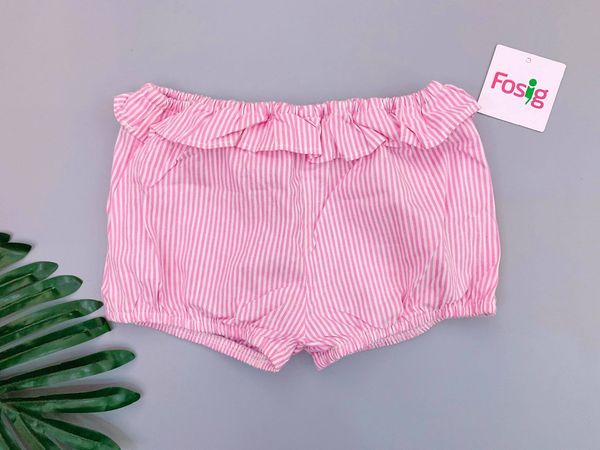  [12-18m] Quần Bí Baby B'gosh [Girl] - Hồng Sọc Trắng 