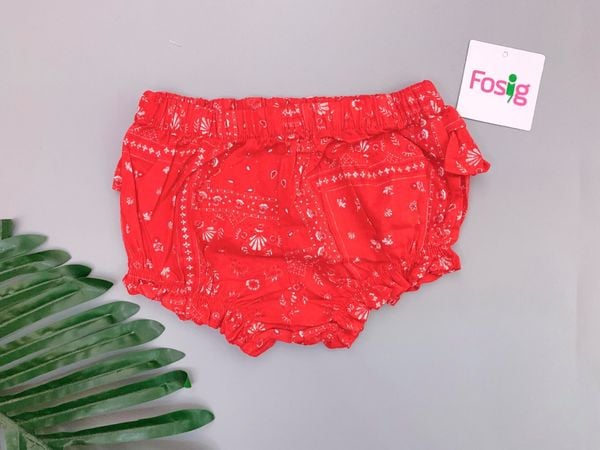  [3m-24m] Quần Bí Baby B'gosh [Girl] - Đỏ Họa Tiết 