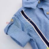  [0-3m; 9-12m] Set Bộ Công Tử Bé Trai PL - Xanh Jean 