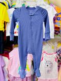  6m-9m Sleepsuit tay dài có vớ ,co giãn 4 chiều, thoáng khí GP- Xanh xám vớ SL15 