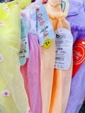  17-20kg 5T Đầm voan sát nách cho bé- Vàng D92 