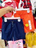  18m-4T Set 2 quần short kaki bé trai có dây rút thật- S2Q01 