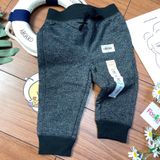  [9-12m; 18-24m] Quần Jogger Bé Trai JB - Đen Trắng 