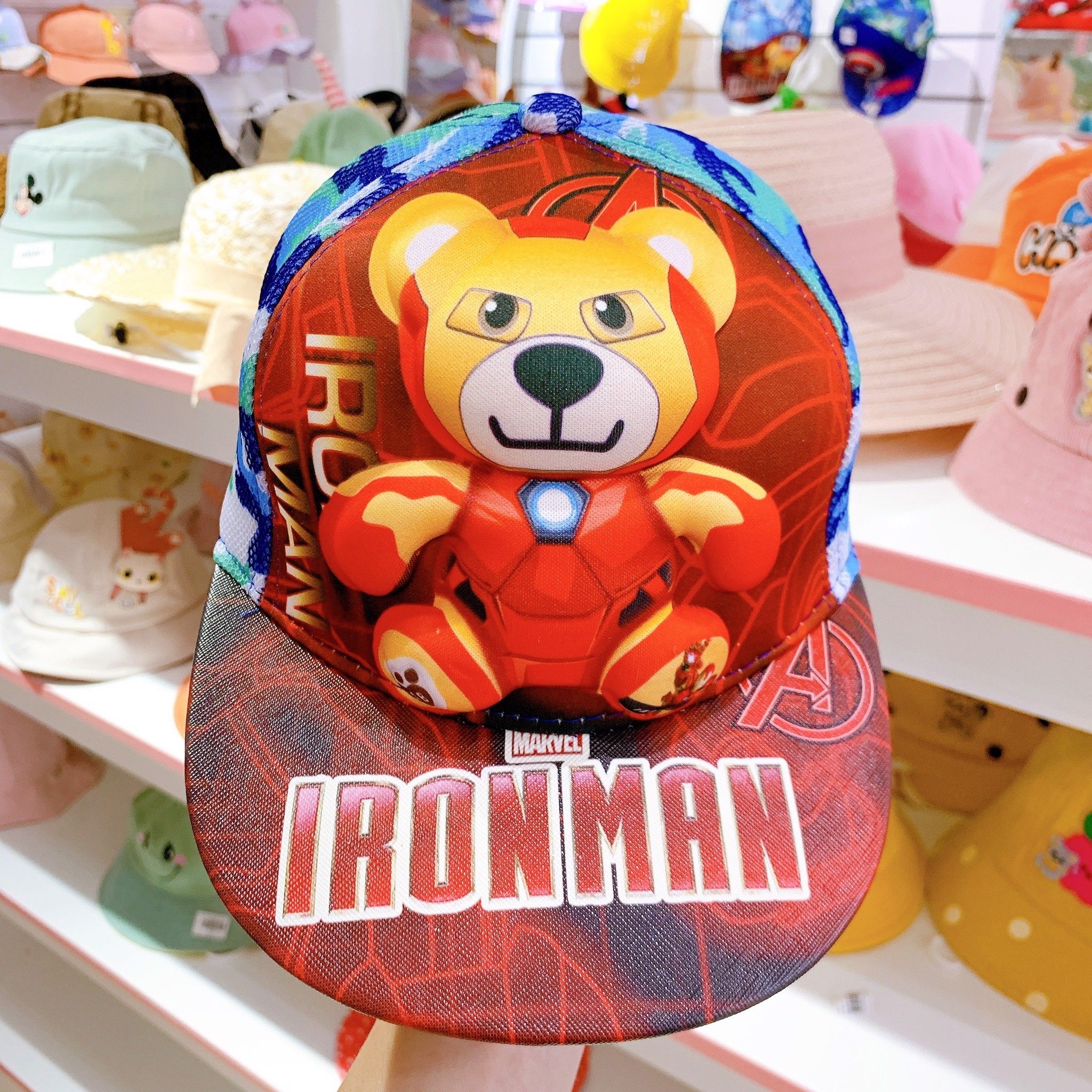  Nón Kết Cho Bé Trai - XN Trắng Ironman 