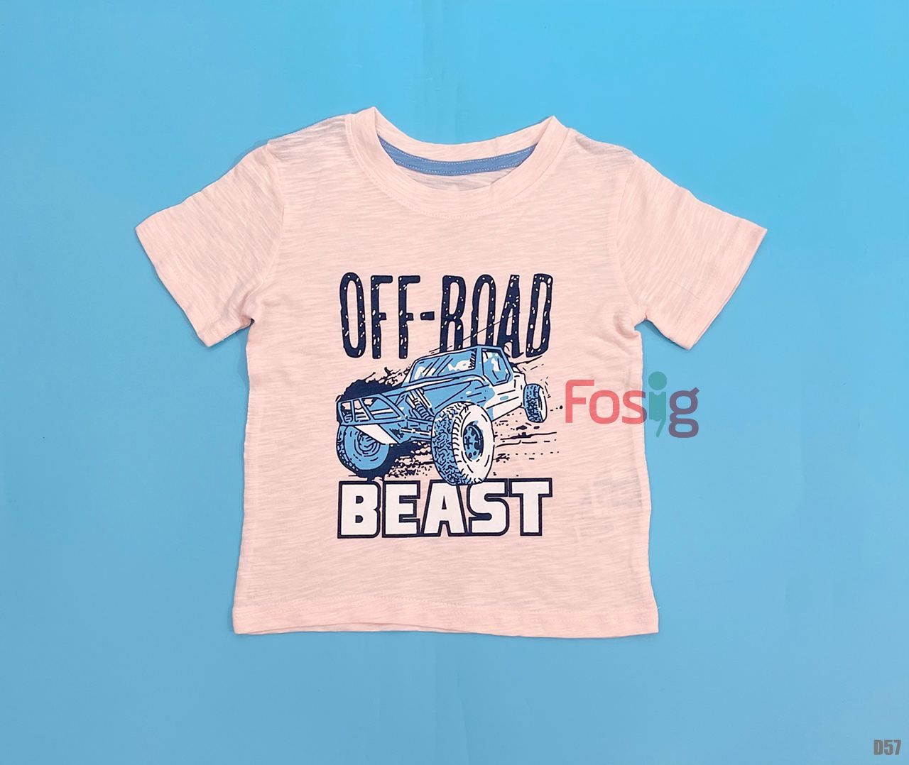  [11-12kg, 17-18kg] Áo Thun Tay Ngắn Bé Trai RD - Hồng Off Road 