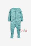  [nb-6m] Sleepsuit Next Baby Bé Trai - Xanh Cá Voi 