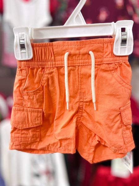  [3-6m] Quần Short Gp bé trai  - Cam 