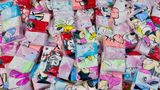  12-15kg; 21-28kg Set 3 áo thun tay ngắn bé gái H.,M cá tính- S3A19 