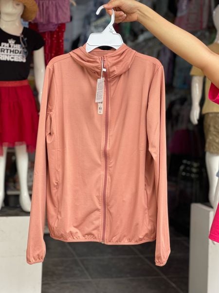  XXL Áo khoác chống nắng người lớn cho nữ Uni- Nâu nhạt ACN 