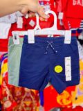  18m-4T Set 2 quần short kaki bé trai có dây rút thật- S2Q01 