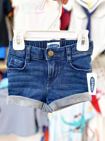  10-13kg [18m, 24m] Quần Short Jean  bé trai  bé gái - Jean Đậm qs20 