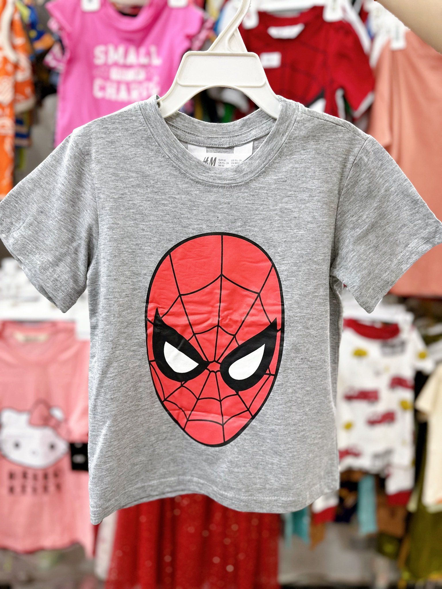  [11-35kg] Set 3 Áo Thun bé trai Cotton Siêu Nhân HM Mix Nhiều Màu- Set màu ngẫu nhiên S3A20 