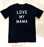  39-44kg L Áo thun tay ngắn bé trai PL- Đen Love My.Mama AT32 