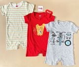  7-15kg Set 3 Romper bé trai siêu quậy- Set ngẫu nhiên S3R1G 