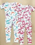  6-9kg;  14-15kg; 18-19kg Set 2 đồ bộ tay ngắn quần dài cho bé gái-S2b02G 