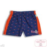  [3m-9m] Quần Short Cotton Bé Trai QSBT - Navy Râu Đỏ 