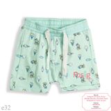  [1m-6m] Quần Short Cotton Bé Trai QSBT - Xanh Trời Kem 