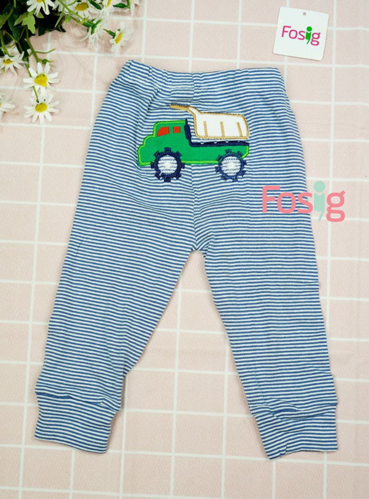  [7-8kg] Quần dài thun cotton cho bé trai - SX Xe Ben Xanh 