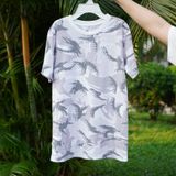  [20-50kg] Áo Thun Tay Ngắn Cho Nam Adi... - Trắng Camo Xám 