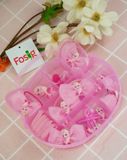  Set Hộp Phụ kiện Kẹp Tóc Hello kitty  Cho Bé  - Hồng [Set ngẫu nhiên] 