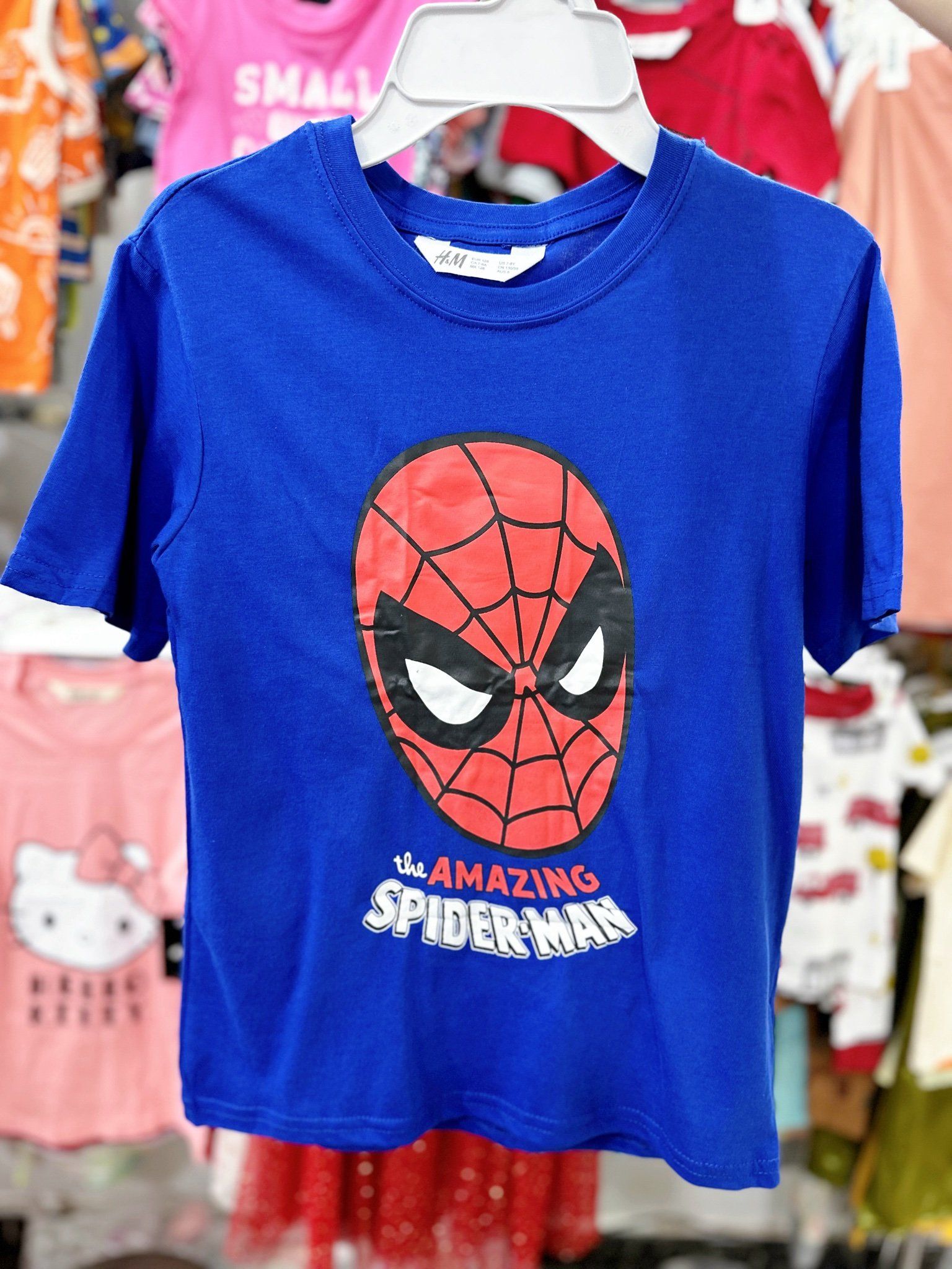  [11-35kg] Set 3 Áo Thun bé trai Cotton Siêu Nhân HM Mix Nhiều Màu- Set màu ngẫu nhiên S3A20 