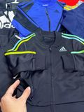  18M Áo Khoác Thể Thao Adi Bé Trai- Navy đỏ AK08 