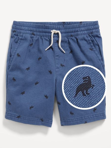 10-18kg  Quần Short Kaki Dù Lưng Thun Dây Rút Bé Trai - Navy KL 