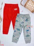  [6m-18m; 3-4T] Set 2 Quần Jogger Nỉ Bé Trai GP - Combo màu ngẫu nhiên 