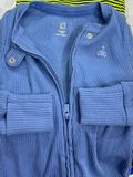  6m-9m Sleepsuit tay dài có vớ ,co giãn 4 chiều, thoáng khí GP- Xanh xám vớ SL15 