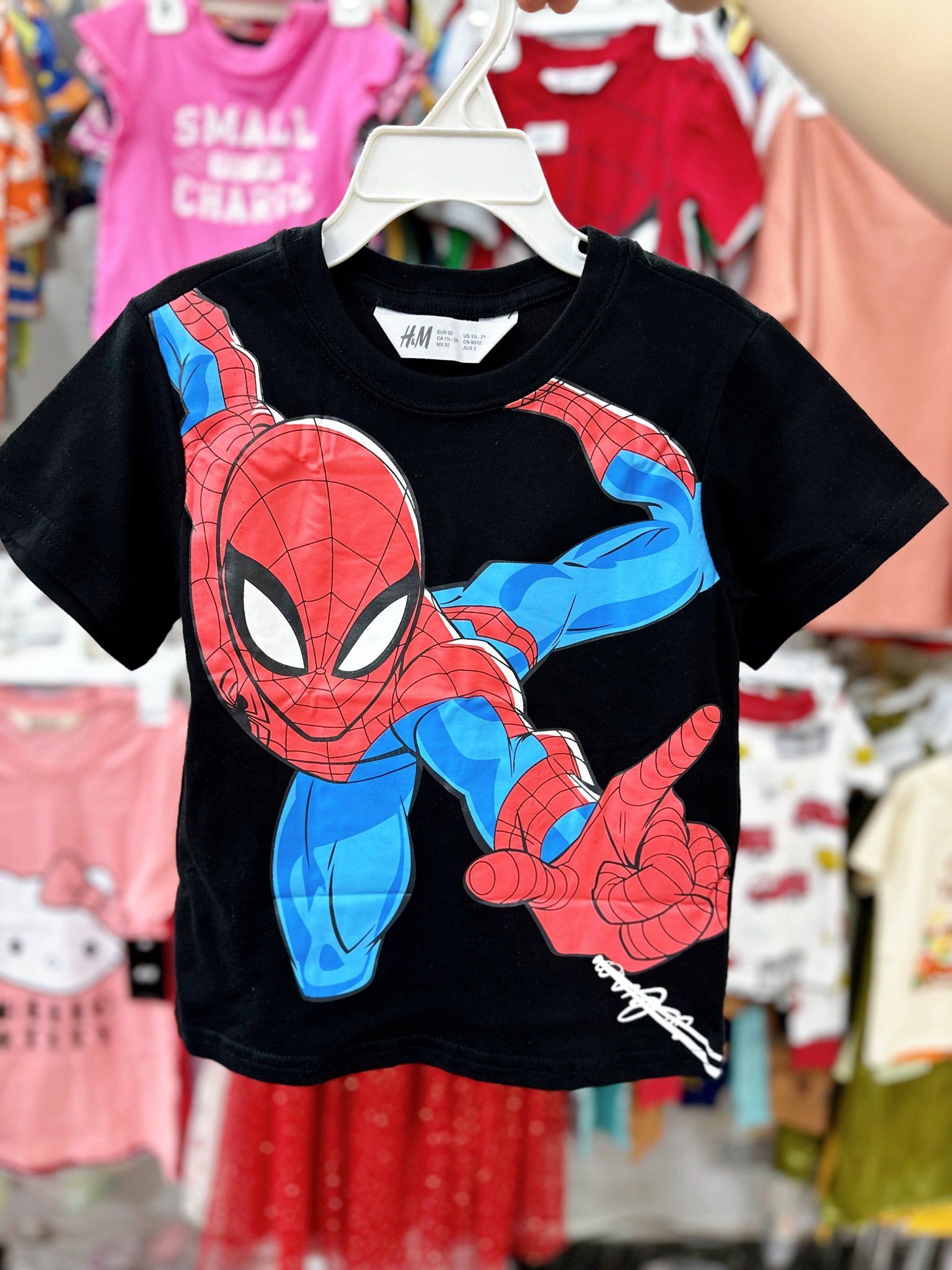  [11-35kg] Set 3 Áo Thun bé trai Cotton Siêu Nhân HM Mix Nhiều Màu- Set màu ngẫu nhiên S3A20 