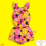  [9-12kg, 17-19kg] Jumpsuit Bé Gái PL - Hoa Hồng Vàng 