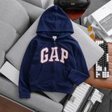  17-20kg ; 30-36kg XS-XL Áo khoác G bé gái- Navy chữ viền hồng AK04 