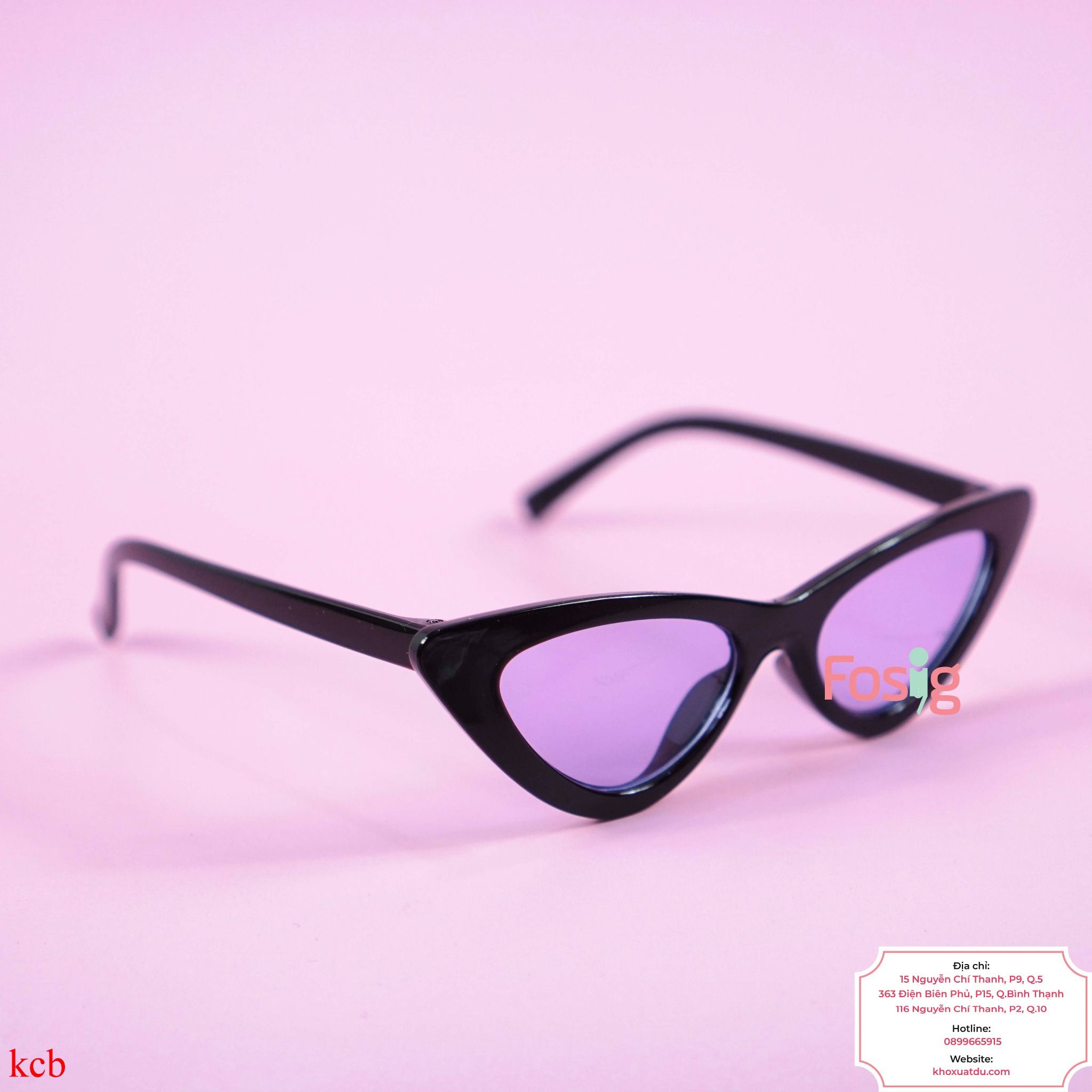  Mắt Kính Cho Bé Trai Unisex - Đen Tím DT02 