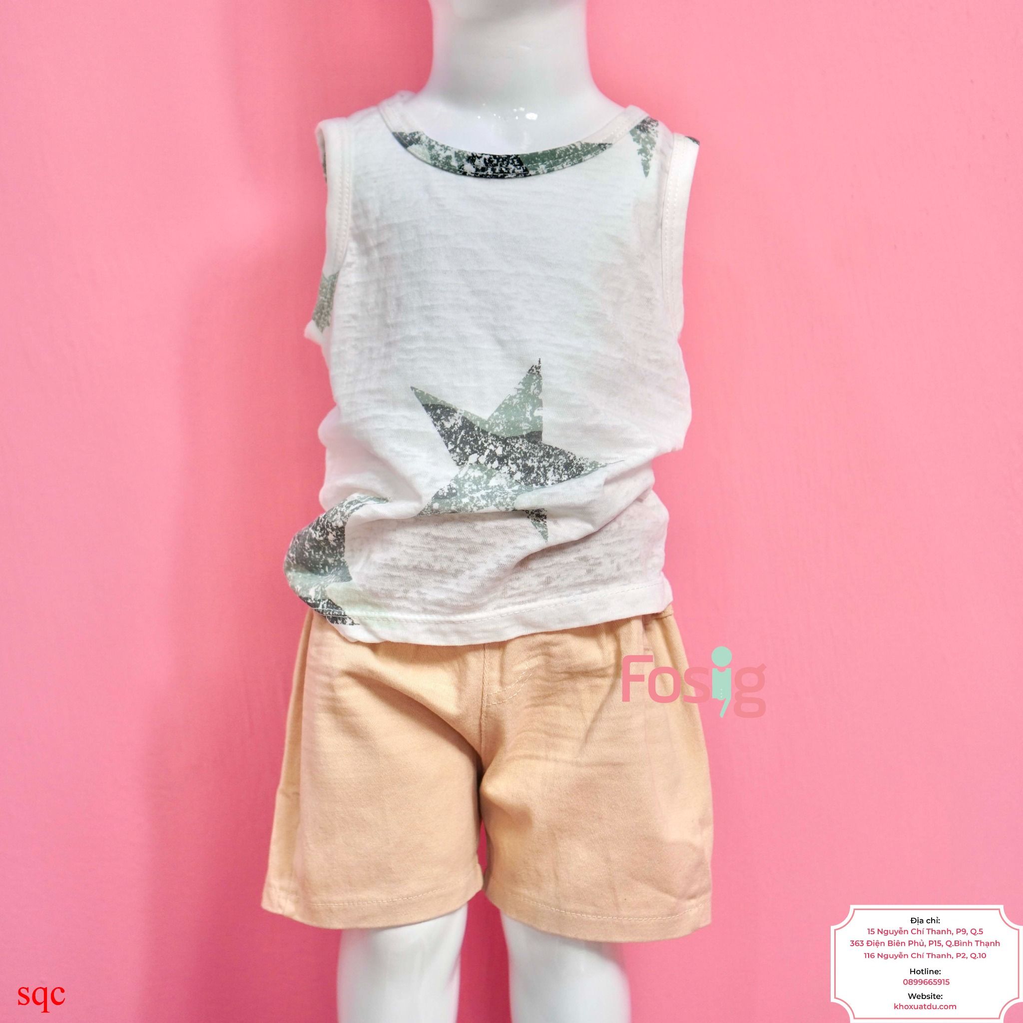  [9-14kg] Set 3 Món Bé Trai - Sọc Navy Trắng 