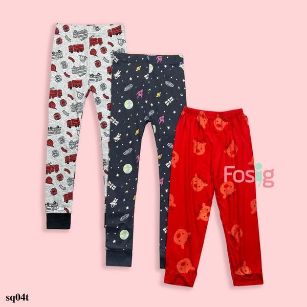  [3-18kg] Set 3 Quần Jogger Bé Trai All Brand - Combo ngẫu nhiên 