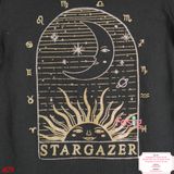  [17-18kg] Áo Thun Tay Ngắn Bé Gái Cter - Đen Stargazer 