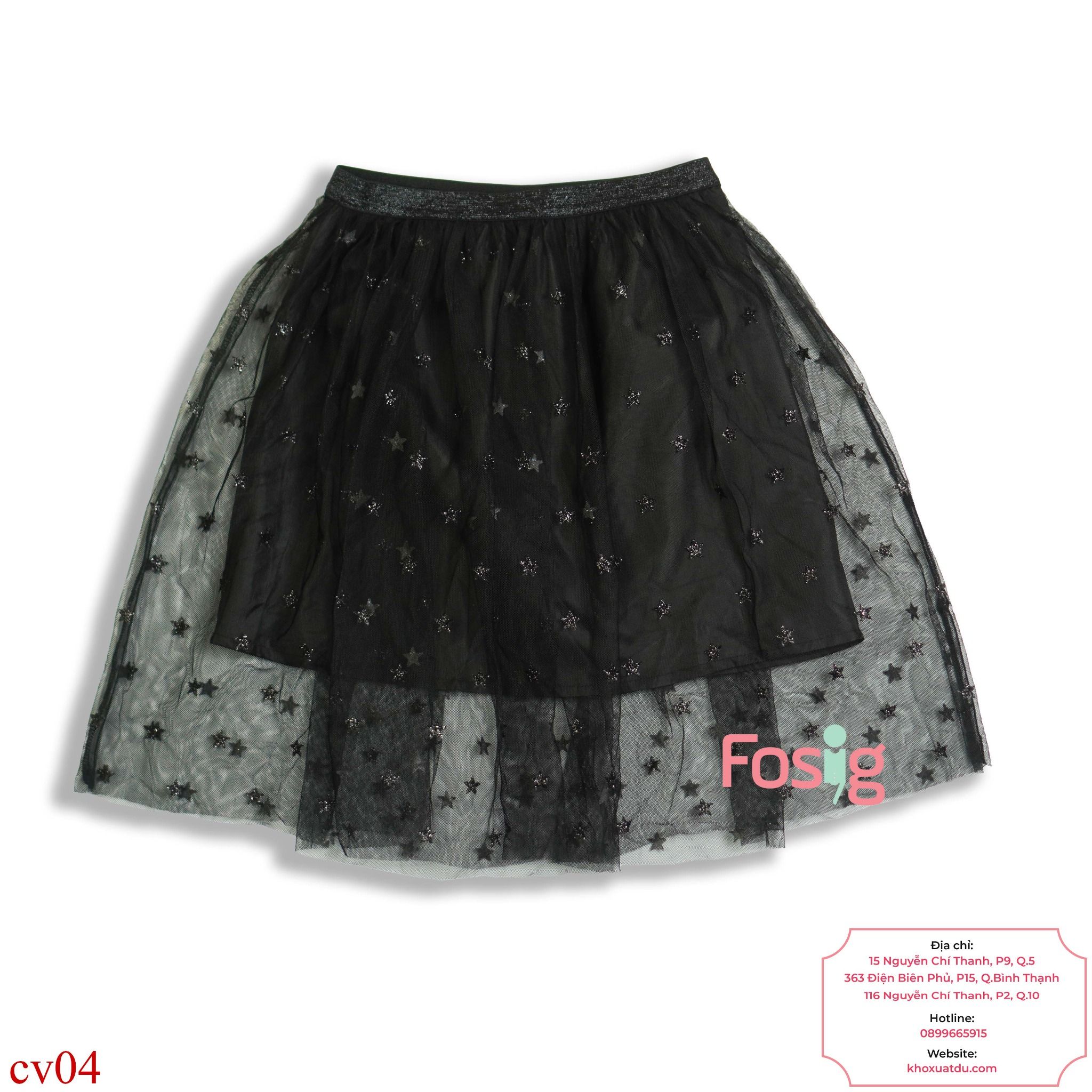 Chân váy voan đính ngôi sao sành điệu  Kathyshop
