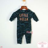  [0-6m] Sleepsuit Cúc Bấm Không Vớ Bé Trai GP - Rằn Ri Little 