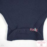  [0-3M ; 6-18M] Bodysuit Tay Ngắn Bé Trai ON - Navy Sọc 