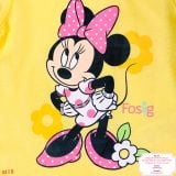  [11-12kg] Áo Thun Tay Ngắn Bé Gái DN - Vàng Đậm Minnie 