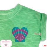  [8-12kg; 17-21kg 12m-5T] Set Đồ Bộ Ngắn Áo Croptop CJ Bé Gái - Xanh Quần Xanh 