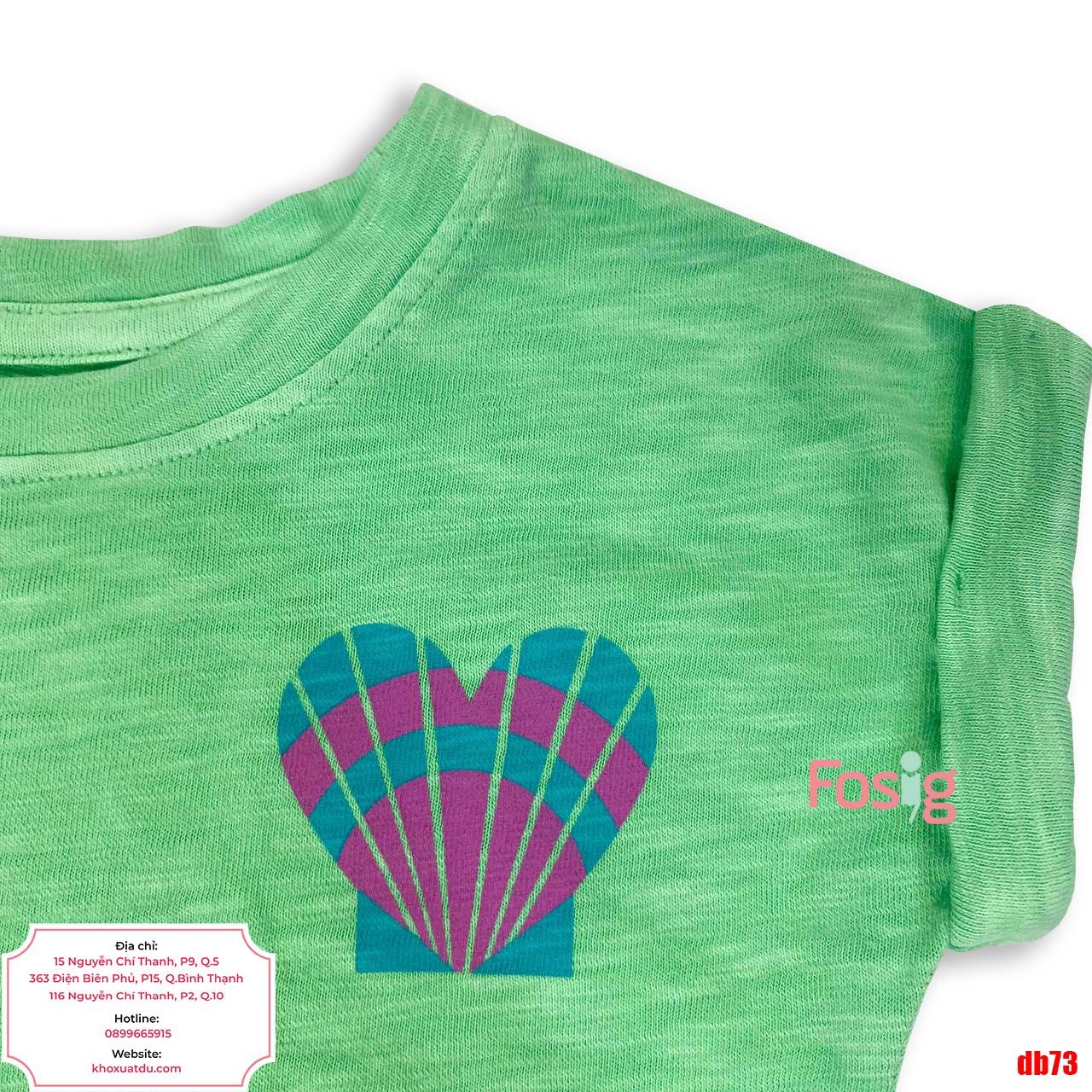  [8-12kg; 17-21kg 12m-5T] Set Đồ Bộ Ngắn Áo Croptop CJ Bé Gái - Xanh Quần Xanh 