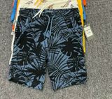  [10-14kg và 17-20kg] Quần Short Thun Da Cá Dây Rút PM Bé Trai - Navy Lá Đen 